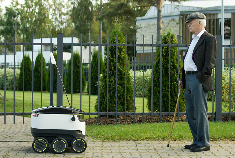 Illustration for article titled Robots Could Be Better Than Drones for Deliveries—If They Don't Get Beaten Up, That Is